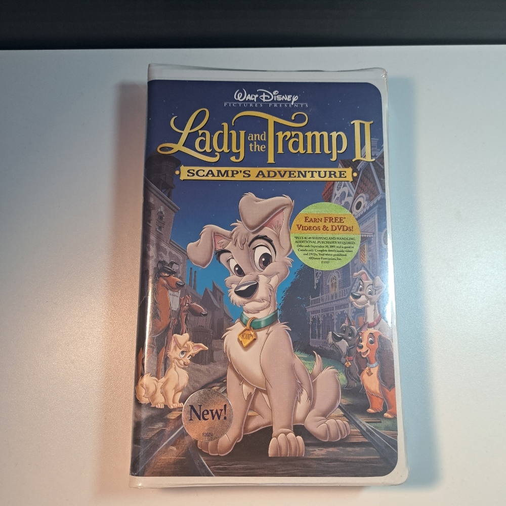 Lady and the Tramp 2 VHS NEW